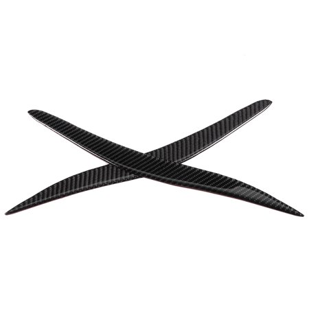 Carbon Fiber Headlight Eyelids Eyebrows Cover For Lexus IS250 IS300 2006-2012 – Black, Adhesive Mount