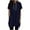 Navy, variant on Posijego Women's Short Sleeve Hoodie Tops Summer Casual Tunic Top Hooded Pullover Shirts with Pockets