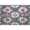 thumbnail image 2 of Addison Rugs Mayfield Premium Machine Washable Transitional Aztec Charcoal Rectangle Rug, 1'8" x 2'6", 2 of 6