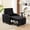 Black, variant on Sleeper Chair,Single Armchair Sofa with Pillow,Adjustable Backrest Recliner Sofa Modern Pull Out Couch Bed with USB Port Cup Holder Side Pocket,Black