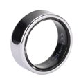 thumbnail image 1 of Fitness Smart Ring Sports Sleep Monitoring  Control Stainless Steel Health Tracker Ring with Display Screen, 1 of 7