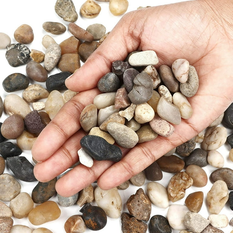Gravel Pebbles, Mix Colored Stones, Indoor Outdoor Decoration