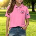 thumbnail image 2 of Grblisyd Boys July 4th Golf Polo Shirts 1776 Short Sleeve Girls Uniform Shirts American Flag Button Down Shirts 2-13 Years, 2 of 6