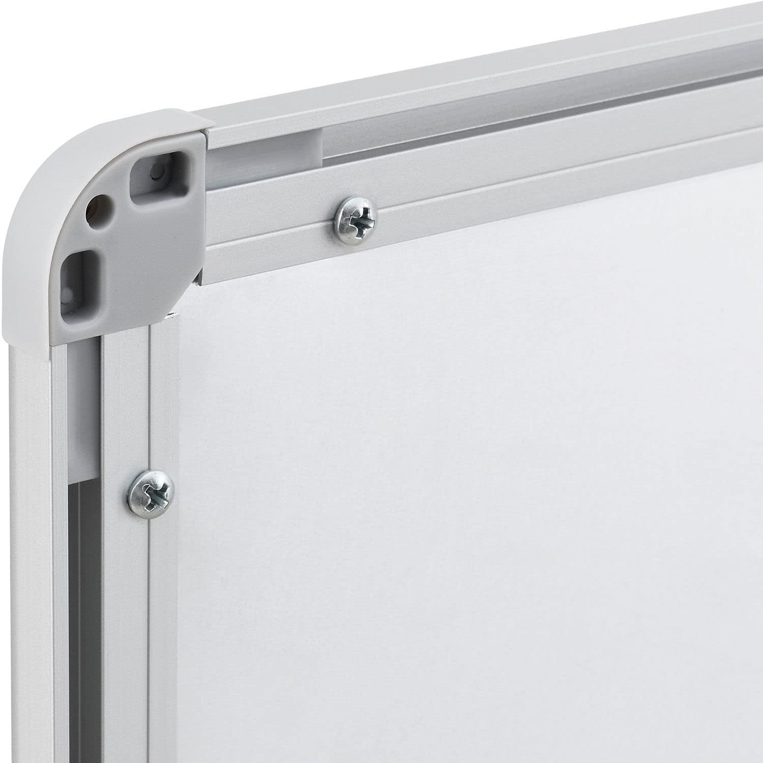 Global Industrial Magnetic Steel Dry Erase Planning Board Aluminum Frame 1x2 Gri