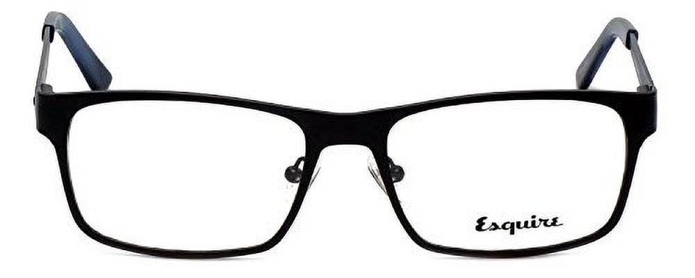 Esquire Designer Reading Glasses EQ8651 in Black 54mm with Case +0.25