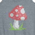 thumbnail image 3 of Instant Message - Cross Stitch Mushroom - Women's Racerback Tank Top, 3 of 6