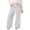 Grey, variant on ibiyuan Girls Sweatpants Straight-Leg Girls Joggers Size 12 Wide Leg Girls Cargo Pants Size 10 Full Length Elastic Waistband Trousers Casual Fitness Clothing