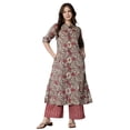 thumbnail image 1 of rytras Women Kurta with Palazzo Pant Set - Indian Ethnic Traditional Wear Kurta Set, 1 of 6