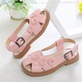 thumbnail image 4 of oqasdz Girls Sandals for Children Flat Espadrilles Lightweight Beach Play Shoes with Comfortable Sole Versatile Outdoor Summer Causal, 4 of 4