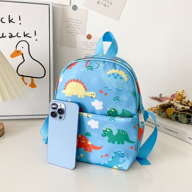 Bolsa Mochila escolar para niños, mochila de nailon con dinosaurio de dibujos animados de animales bonitos para niños y niñas Tmvgtek Para Estrenar