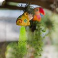 thumbnail image 1 of 5-Fork Rattan Wall Hanging - Artificial Greenery Decor, for Mall/Home/Ceiling, Durable Plastic, Easy Install, 1 of 5