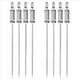 thumbnail image 1 of Brochetas de Brocheta de Acero Inoxidable para Asar, Brochetas de Metal de 16 Pulgadas con Control Deslizante para una Barbacoa Fácil y Segura, 8 Piezas, 1 of 5