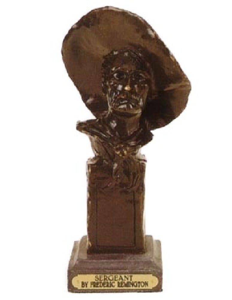 Frederic Remington "The Sergeant" American Handmade Solid Bronze