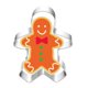 thumbnail image 1 of Molde de acero inoxidable para galletas navideñas, árbol de Navidad, Papá Noel, copo de nieve, 1 of 4