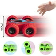 thumbnail image 4 of Set of 4 Double-sided Stunt Flip Inertia Car Friction Powered Car Toys Push and Go Toy Cars for Toddlers Powered Pull Back Toys Vehicle 360 Rotation, Gifts for 3 4 5 6 7 8 Year Old Boy and Girl, 4 of 5
