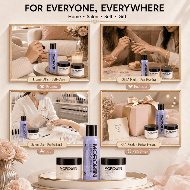 Morovan Acrylic Nail Kit With Powder & Liquid photo 5
