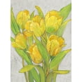 thumbnail image 2 of OToole, Tim 19x24 Gold Ornate Wood Framed with Double Matting Museum Art Print Titled - Yellow Tulips I, 2 of 4