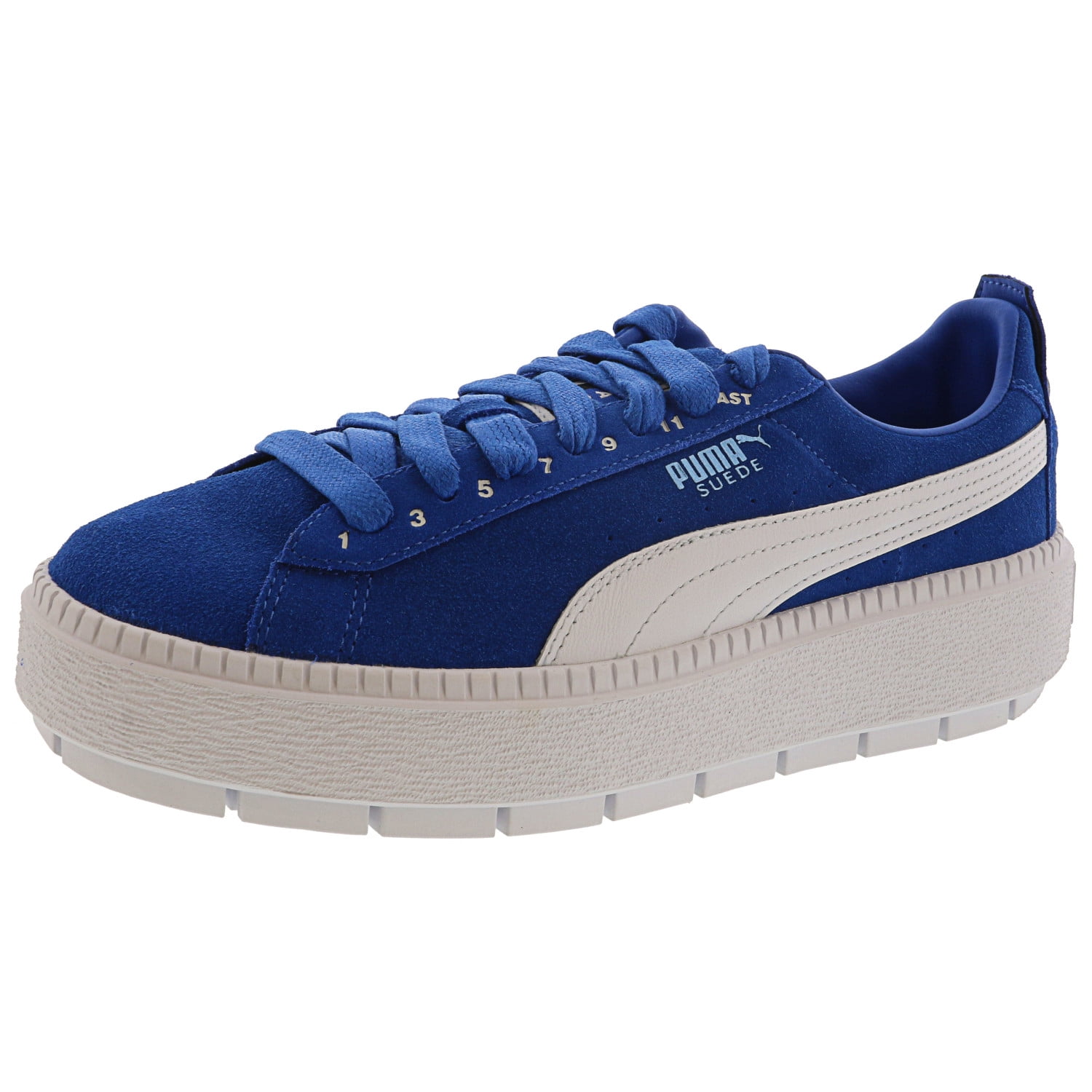 puma platform trace blue