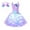 Style-A, variant on Mermaid Costume for Girls Colored LED Light Up Little Mermaid Princess Tutu Dress for Halloween Birthday Party Gifts