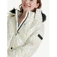 thumbnail image 3 of Justice Girl's Star Puffer Bomber, Sizes XS - XL, 3 of 5