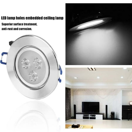 

OUTAD New 3W LED Optimized Design Recessed Ceiling Downlight Spot Lamp Bulb Light W/ Driver Anti-rust And Anti- Corrosion