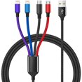 thumbnail image 1 of Cable de carga Firsting Dual IP 4 en 1 Multi [1 paquete de 1,5 m], 1 of 9