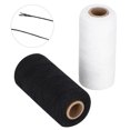 thumbnail image 3 of Peahefy Fil de Machine à Broder Fil de Chaîne, Fil de Machine à Broder 2pcs 8/4 Chaîne Fil Tissage Carpe Ture Coton Filage 250 Mètres, 3 of 8