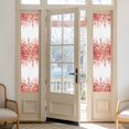thumbnail image 2 of Red Eucalyptus Leaves Window Privacy Film, Spring Floral Summer Botanical Static Cling UV Sun Blocking Heat Control Window Tint Day and Night, Non-Adhesive One Way Windows Privacy Cover 17.7''x78.7'', 2 of 7