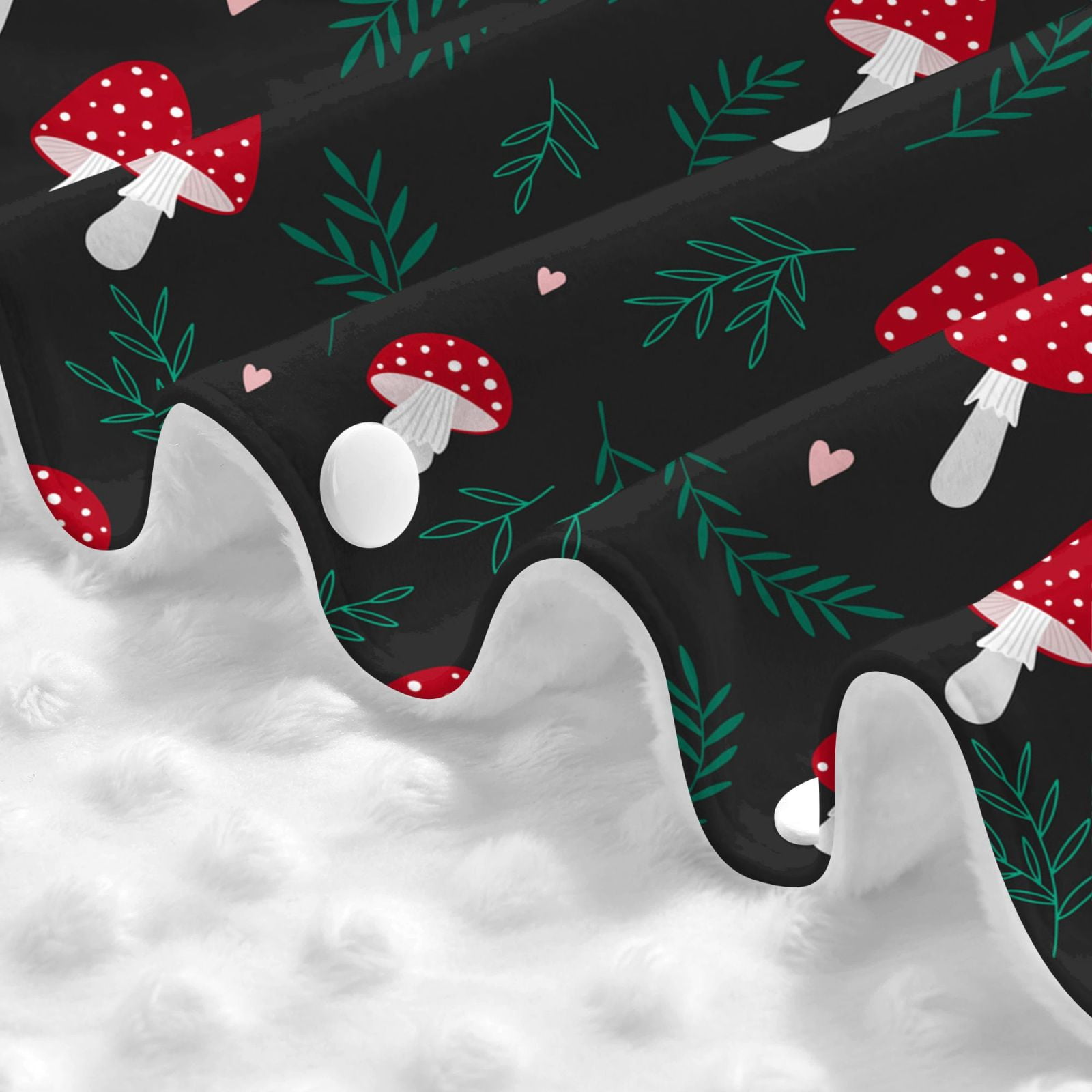 Car Seat Cover Baby - Amanita Mushroom (2) Breathable Infant Car Seat Cover for Baby Carseat, Lightweight Comfort Baby Essentials Must Haves Newborn Stuff for Girl Boy