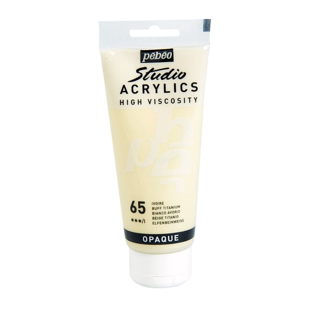 Pebeo Studio Acrylic 100ml Buff Titanium Walmart Com Walmart Com