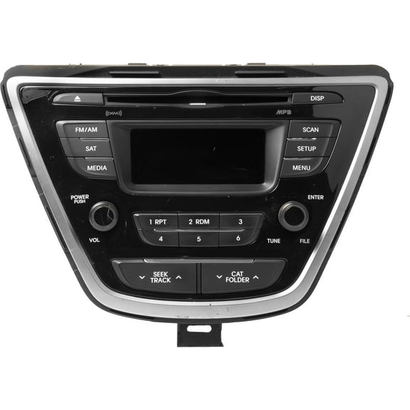 Restored 2013 Hyundai Elantra AM FM Satellite Radio Single Disc CD MP3 Player 96170-3X155 (Refurbished)