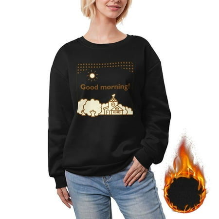 

Hello Kitty Plush And Thickened Women S Niche Casual New Top