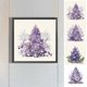 thumbnail image 4 of Kit 5D DIY Con Forma Especial Parcial Navidad 30x30cm Color Morado, 4 of 6