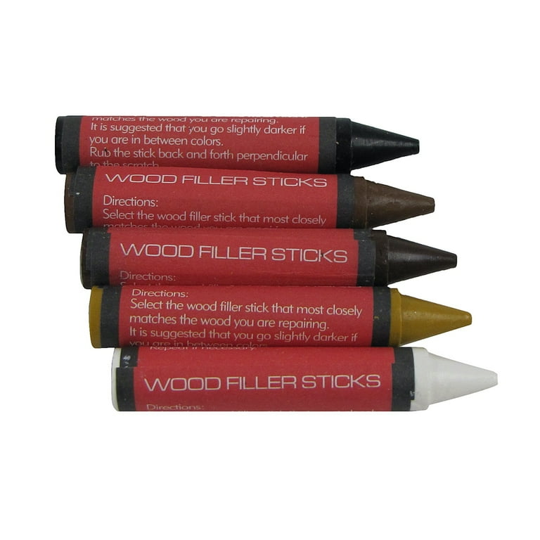 5pc Wood Filler Stick Set Scratch Hole Concealer Furniture Floor Repair Pen Kit 5pc Wood Filler Stick Set Scratch Hole Concealer Furniture Floor Repair Pen Kit