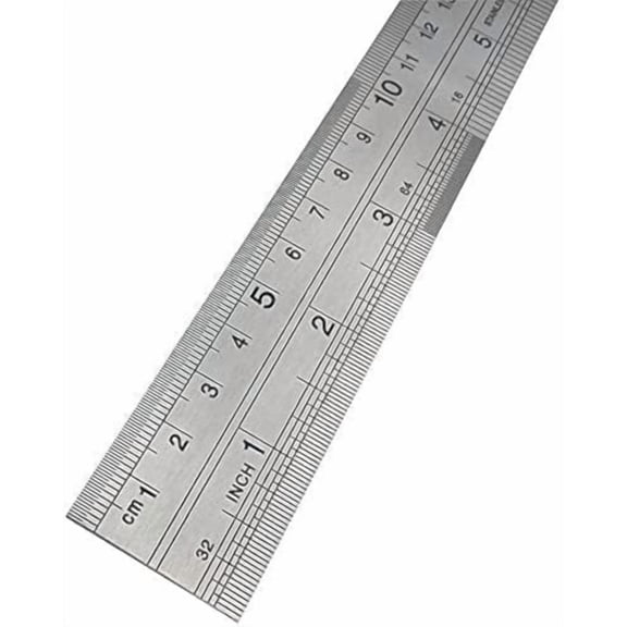 ONE METRE Ruler Stainless Steel 1M Long Metal 40" Measure Rule/Meter 100cm$$Tools