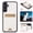 White, variant on Compatible with Magsafe for Samsung Galaxy S25 Wallet Case Magnetic Card Holder, RFID Blocking 2 in 1 Detachable Kickstand Premium PU Leather Shockproof Back Phone Case for Women Men,Green