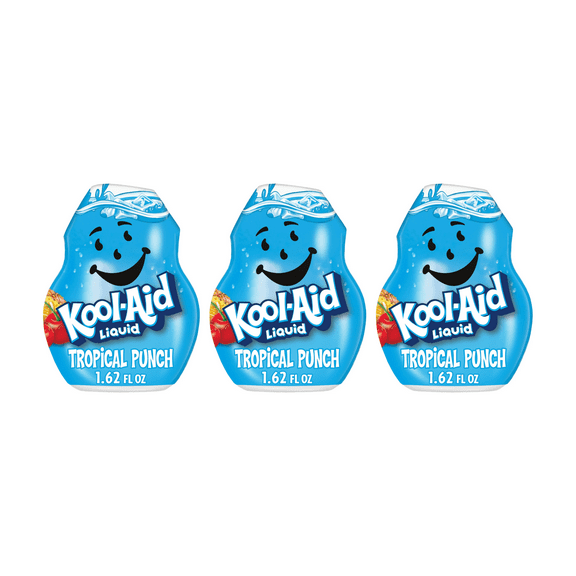 Kool-Aid Liquid Drink Mix, Tropical Punch, 1.62 Fl Oz (Pack of 3)