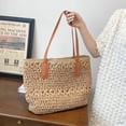 thumbnail image 3 of CoCopeaunts Tote Bag Women's Tote Handbags Satchel Bags Casual Handbags Tote Purse Straw Bag Shoulder Bag Stylish Hobo Bag Beach, 3 of 6