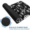 thumbnail image 6 of Long Mouse Pads for Desk,Black Hand Flower Snake Pattern Desk Mats on Top Of Desks, Desk Mouse Pad Extra Large with 3mm Non-Slip Base and Stitched Edge for Gaming,Office,Work,Home 35.4"x15.7", 6 of 6