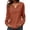 Brown, variant on Shirt for Women Casual Long Sleeve Solid Color Tops Shirts Blouses Tops Womens Fashion Summer Essentials Clothing