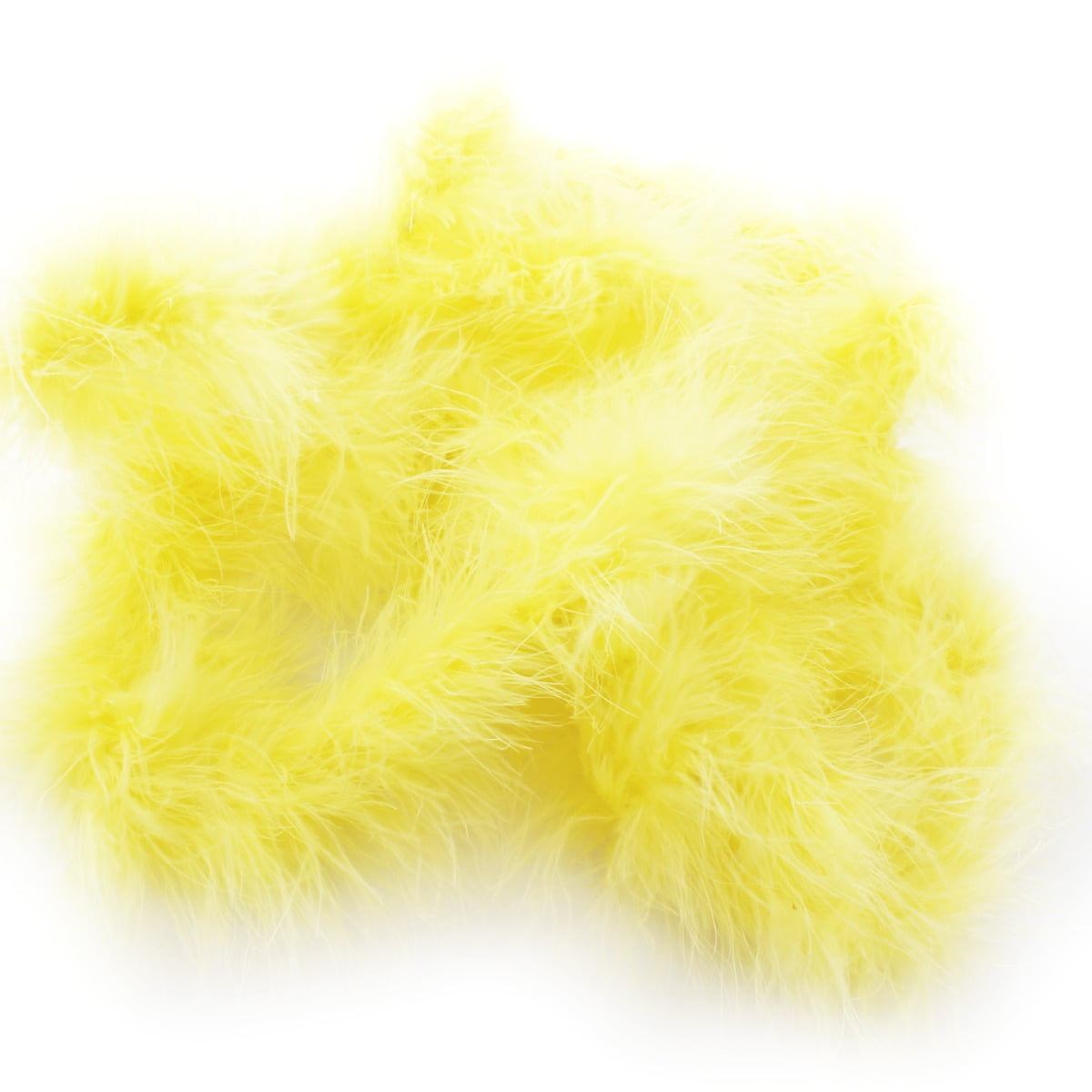 Skinny Marabou Feather Boa - 2 Yards - Lime Green 