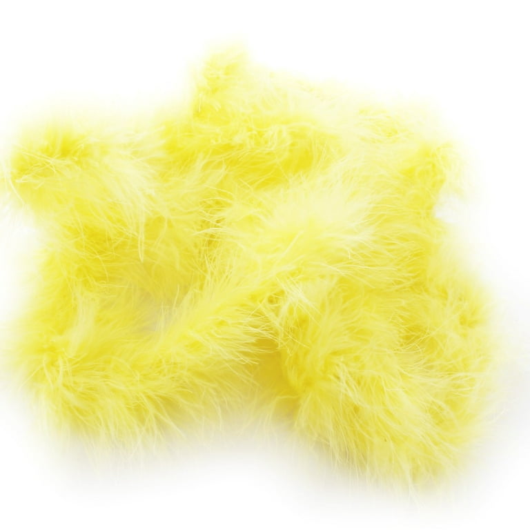 Hairbow Center Full Marabou Feather Boa - 2 Yards - White, Adult Unisex, Size: One Size