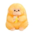 thumbnail image 6 of Fat Golden Monkey Figure Toy Soothing Sweet Hugging Doll Shower Gifts Golden Monkey Washable Doll for Toddler Kids, 6 of 9