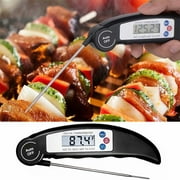 Digital Food Thermometer, Instant Read Waterproof Kitchen Food Cooking Thermometer for BBQ, Meat, Coffee, Milk Temperature Measurement