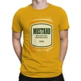 thumbnail image 2 of Gourmet Mustard Label Men's T-shirt, 2 of 3