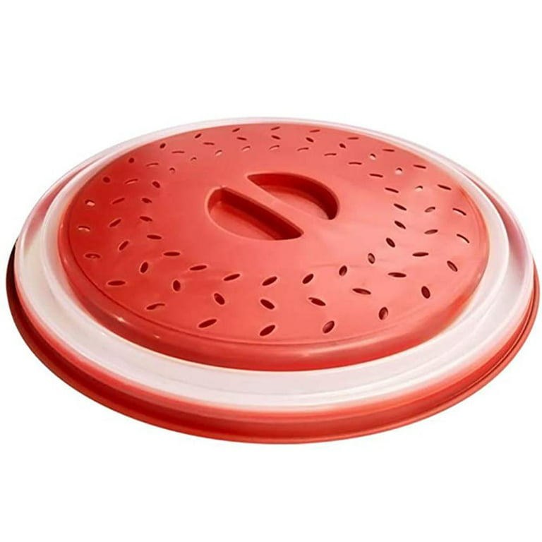 Microwave Plate Cover Collapsible Food Plate Lid Cover Microwave