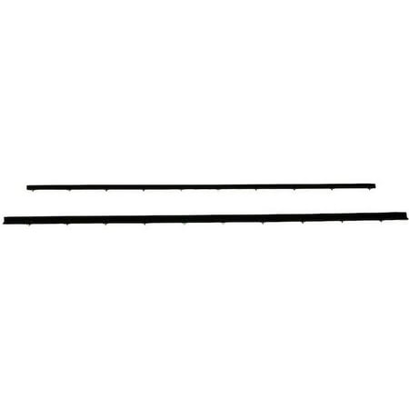 Door Window Belt Weatherstrip - 2 Piece - Compatible with 1978 - 1996 Ford Bronco 1979 1980 1981 1982 1983 1984 1985 1986 1987 1988 1989 1990 1991 1992 1993 1994 1995