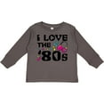 thumbnail image 3 of Inktastic I Love the '80s-musical Notes Boys or Girls Long Sleeve Toddler T-Shirt, 3 of 5