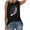 Black, variant on Staron Summer Tops for Women Printed Round Neck Sleeveless Casual Loose Tank Top with Pockets, Red XXL