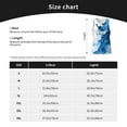 thumbnail image 4 of Pofeuu Blue White Fluid Art Print Men's Workout Tank Tops Sleeveless Muscle Gym Shirt Quick Dry-X-Large, 4 of 7